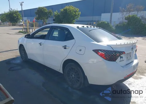 2016 Toyota Corolla Le z USA, uszkodzony, nr VIN 5YFBURHE5GP529297